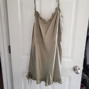 Allie Rose Sage Green Romper